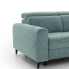 Ecksofa mit Bettfunktion hellblau Flachgewebe B/H/T: ca. 258x96x221 cm