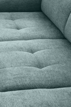 Ecksofa mit Bettfunktion hellblau Flachgewebe B/H/T: ca. 258x96x221 cm