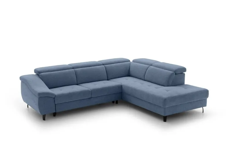 Ecksofa mit Bettfunktion Ocean Flachgewebe B/H/T: ca. 280x96x238 cm