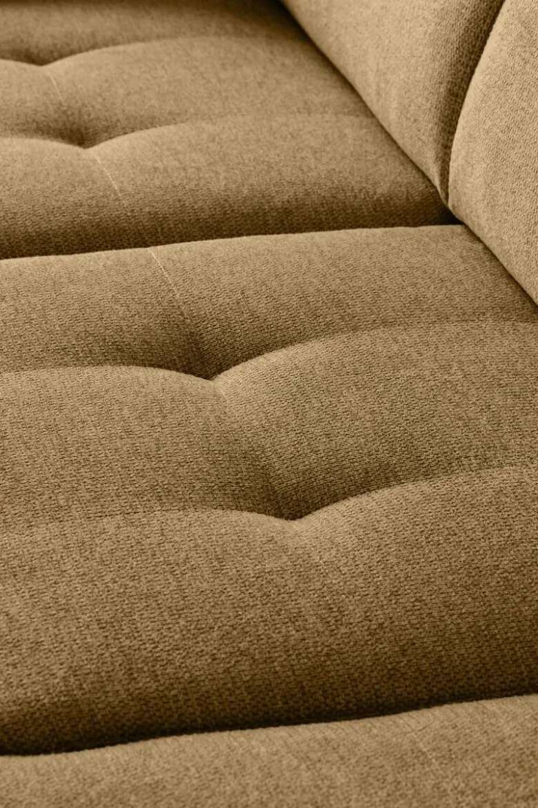 Ecksofa mit Bettfunktion senf Flachgewebe B/H/T: ca. 280x96x238 cm
