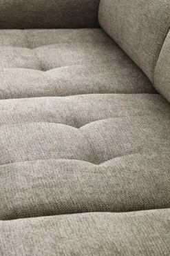 Ecksofa mit Bettfunktion taupe Flachgewebe B/H/T: ca. 258x96x221 cm