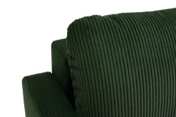 Ecksofa mit Bettfunktion und Bettkasten grün Microfaser B/H/T: ca. 227x92x146 cm