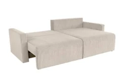 Ecksofa mit Bettfunktion und Bettkasten pearl Microfaser B/H/T: ca. 227x92x146 cm
