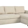 Ecksofa mit Bettfunktion und Bettkasten pearl Microfaser B/H/T: ca. 215x145x82 cm