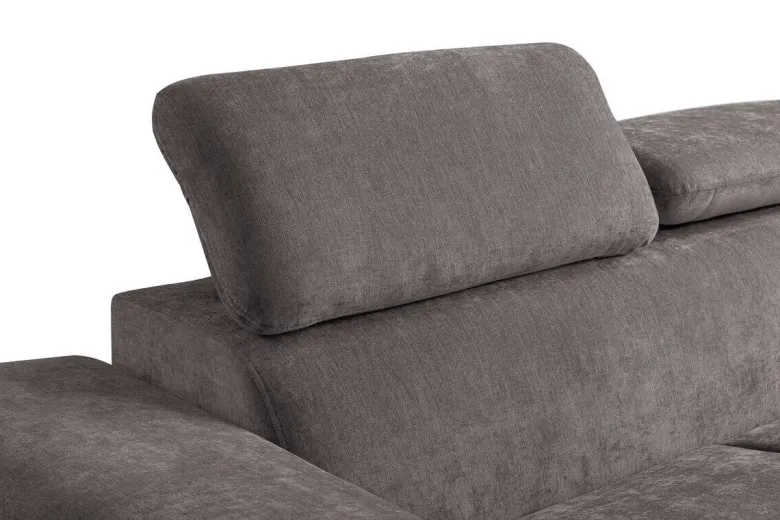 Ecksofa mit Bettfunktion und Bettkasten stone Polyester B/H/T: ca. 284x102x196 cm