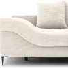 Ecksofa mit Bettfunktion und Bettkasten natur Polyester B/H/T: ca. 191x92x106 cm