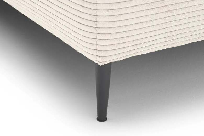 Ecksofa mit Bettfunktion und Bettkasten natur Polyester B/H/T: ca. 191x92x106 cm