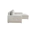 Ecksofa mit Bettfunktion und Bettkasten Lorenz taupe Microfaser B/H/T: ca. 284x74x180 cm