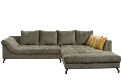 Ecksofa olive Microfaser B/H/T: ca. 306x92x203 cm