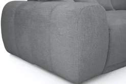 Ecksofa stone Microfaser B/H/T: ca. 312x97x229 cm