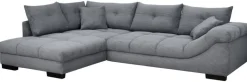 Ecksofa stone Microfaser B/H/T: ca. 318x92x227 cm