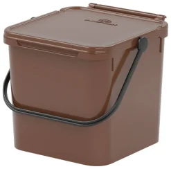 Eco-Logico Abfalleimer braun B/H/L: ca. 24x20,5x23,7 cm
