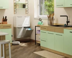Eco-Logico Abfalleimer grau B/H/L: ca. 29x47x34 cm