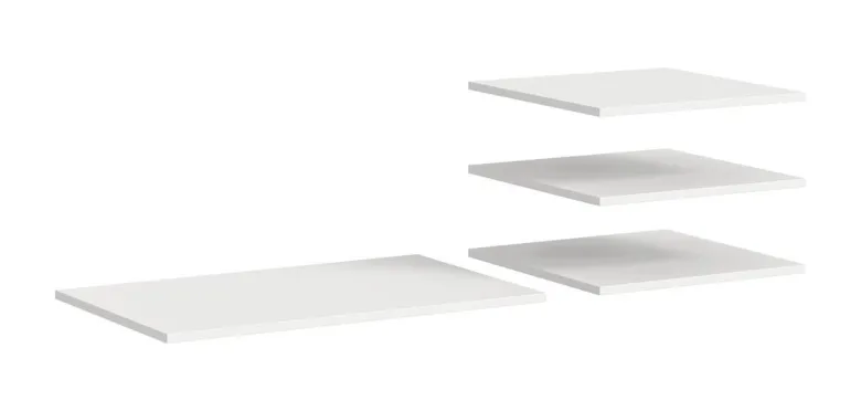 Einlegeböden-Set OAKLAND weiß B/H/T: ca. 78x1,6x48 cm