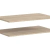 Einlegeböden-Set ZUBEHÖR 2er Eiche Sonoma B/H/T: ca. 77x2x48 cm