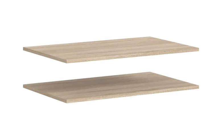 Einlegeböden-Set ZUBEHÖR 2er Eiche Sonoma B/H/T: ca. 77x2x48 cm