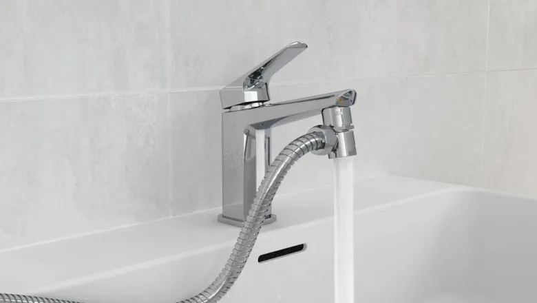 Eisl Waschbeckenbrause-Set Chrom B/H/L: ca. 3,3x18x150 cm