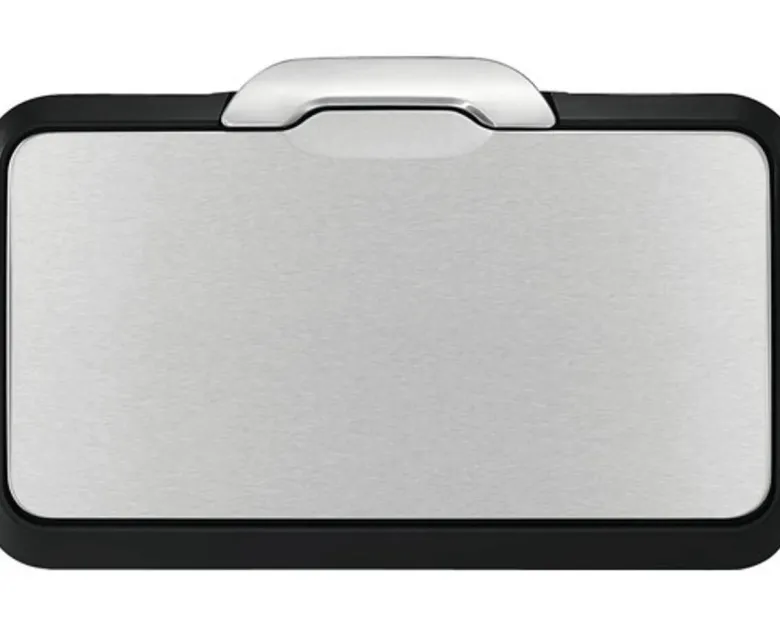 EKO Mülleimer silber B/H: ca. 29x67,4 cm