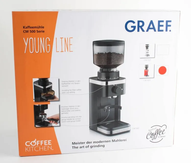 Elektrische Kaffeemühle CM503 rot ca. 130 W