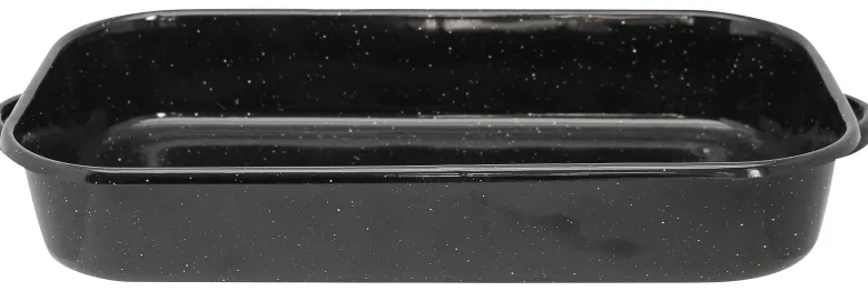ELO Basic Brat-/Auflaufform schwarz Eisen B/H/L: ca. 20x6x32 cm