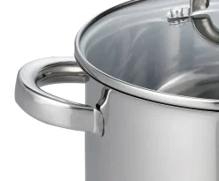 ELO Basic Fleischtopf silber Edelstahl D: ca. 24 cm