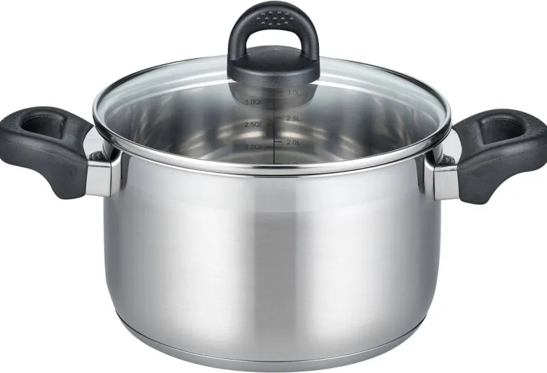 ELO Basic Fleischtopf silber Edelstahl D: ca. 24 cm