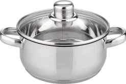 ELO Basic Topfset silber Edelstahl 5 tlg.