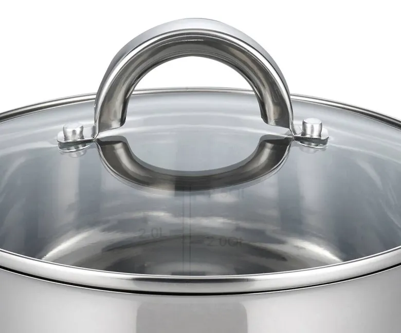 ELO Fleischtopf silber Edelstahl D: ca. 16 cm