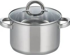ELO Fleischtopf silber Edelstahl D: ca. 16 cm