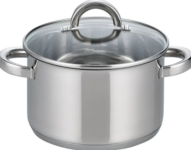 ELO Fleischtopf silber Edelstahl D: ca. 20 cm