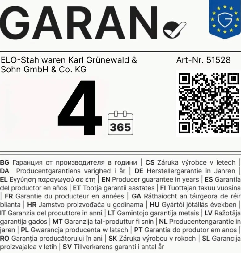 ELO Pfanne grau Aluguss D: ca. 28 cm