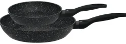 ELO Pfannenset schwarz Aluminium 2 tlg.