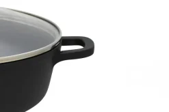 ELO Servierpfanne schwarz Aluguss D: ca. 24 cm