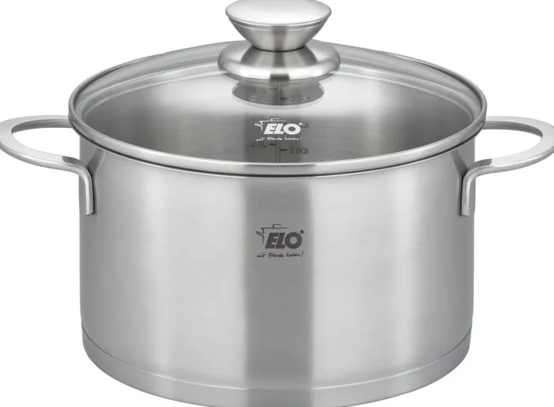 ELO Topfset schwarz Edelstahl 5 tlg.