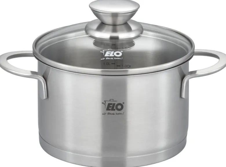 ELO Topfset schwarz Edelstahl 5 tlg.