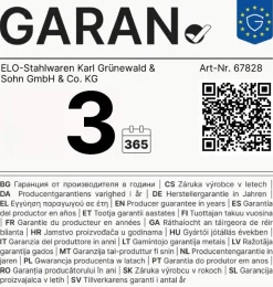 ELO Wokpfanne schwarz Aluminium