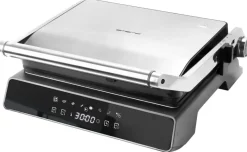 Emerio Kontaktgrill CG-130860.1 silber Edelstahl B/H/T: ca. 34,6x34x15 cm