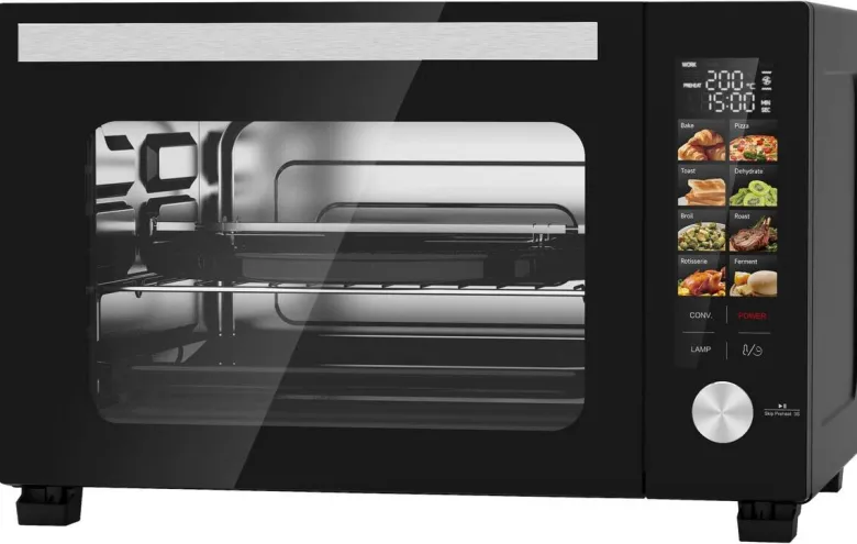 Emerio Mini-Backofen MO-133856.1 schwarz Metall B/H/L: ca. 39,6x31,1x48,5 cm ca. 28 l