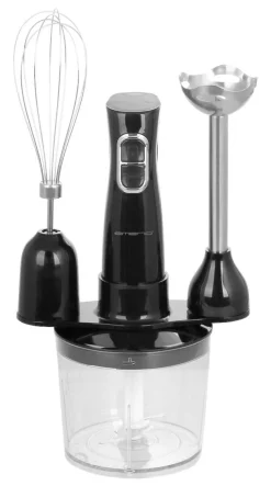 Emerio Stabmixer HB-128185.1 schwarz Kunststoff Edelstahl B/H/L: ca. 6x36x6 cm