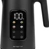 Emerio Wasserkocher WK-132229 schwarz Metall B/H/L: ca. 16,1x26x22,2 cm ca. 1,7 l