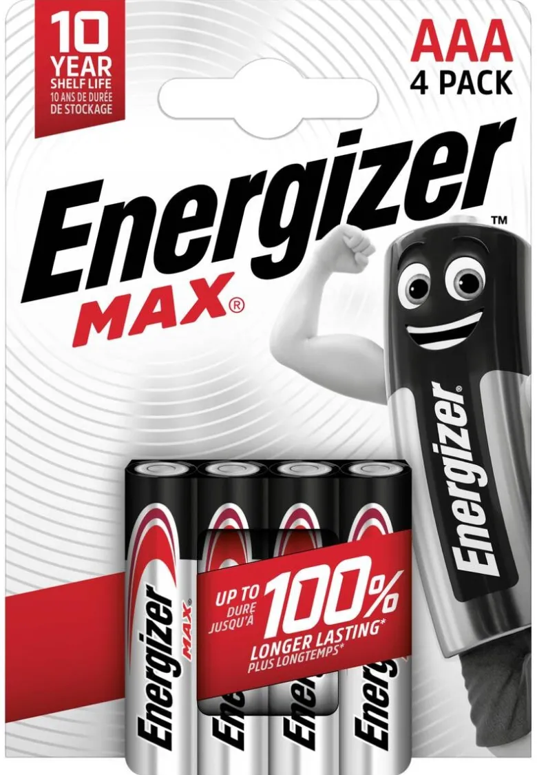 Energizer Batterie Max AAA/Micro (LR03) 4er Pack