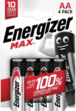 Energizer Batterie Max AA/Mignon (LR6) 4er Pack