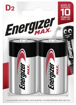 Energizer Batterie Max D/Mono (LR20) 2er Pack