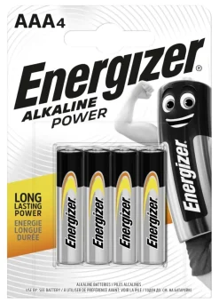 Energizer Batterie Power AAA/Micro (LR03) 4er Pack