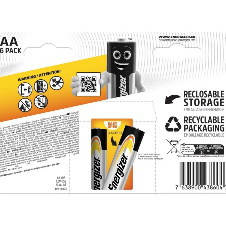 Energizer Batterie Power AA/Mignon (LR6) 16er Pack