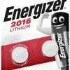 Energizer Knopfzelle Lithium CR2016 2er Pack