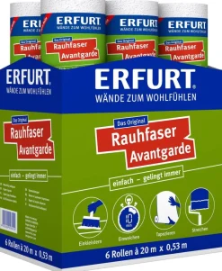 Erfurt Rauhfaser Avantgarde weiß B/L: ca. 53x2000 cm strukturiert
