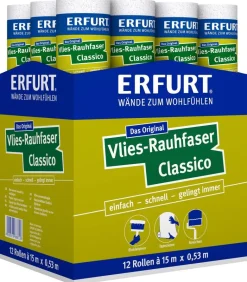 Erfurt Rauhfaser Classico B/L: ca. 53x1500 cm strukturiert