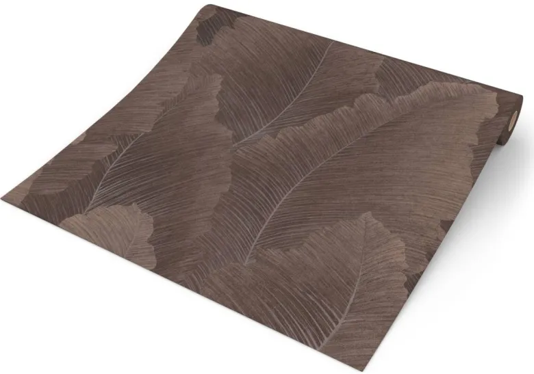 Erismann Vliestapete Blätter braun bronze B/L: ca. 53x1005 cm