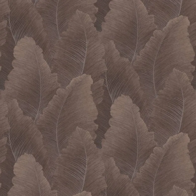 Erismann Vliestapete Blätter braun bronze B/L: ca. 53x1005 cm